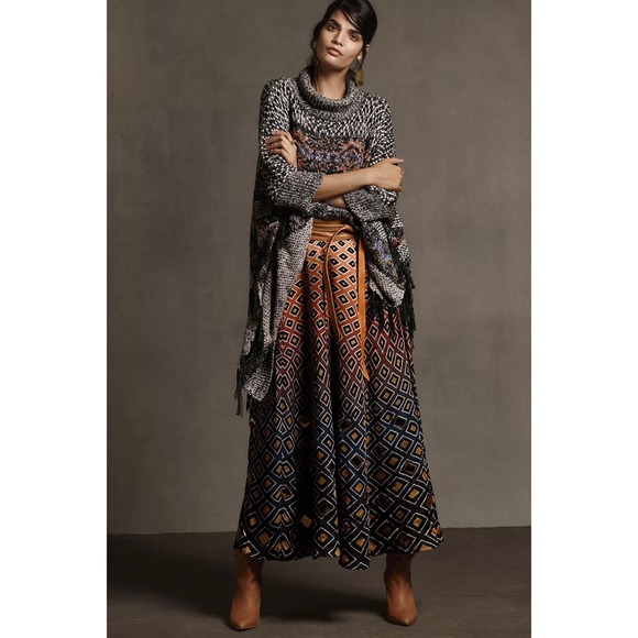 Anthropologie Pilcro Magda Knit Poncho